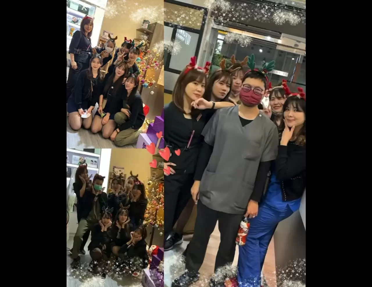 聖誕佳麗們真是可甜可辣（畢竟每天都有減重嚴師把關）