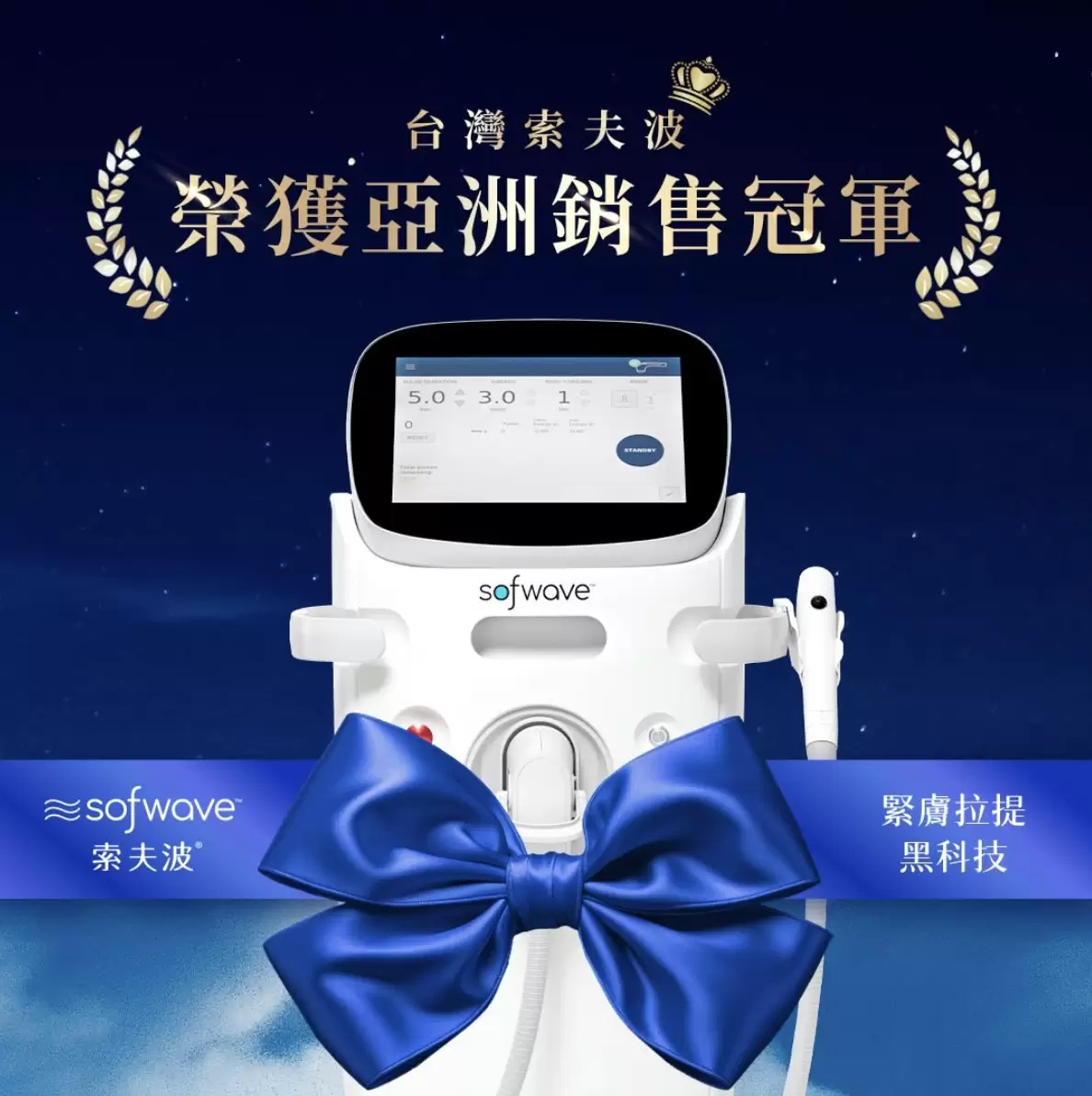 台灣索夫波榮獲亞太冠軍 非侵入式抗老新紀元！